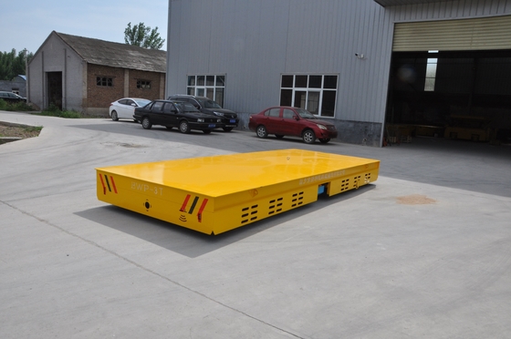 40 tonnellate Carro di trasferimento a batteria al litio Lini di produzione a letto piatto Trasporto di materiali