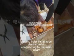 Gru elettrica 2~100T del doppio fascio