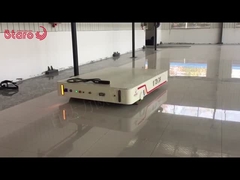 Ruote forgiate 20 tonnellate Automatica di corsa di carico pesante attrezzature di movimentazione materiale elettrico carrello piatto