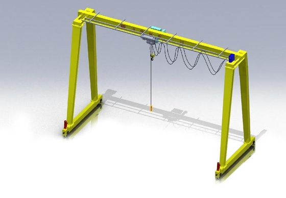 Forte singolo cavalletto Crane For Bridge Construction della trave di rigidità A3 10T