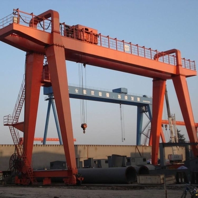 Fascio a forma di scatola 50 Ton Gantry Crane Shipping Container del CE A3-A8 doppio