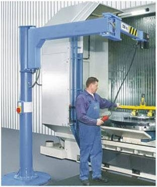 Braccio di articolazione flessibile di isolato Jib Crane 250kg per manutenzione di produzione