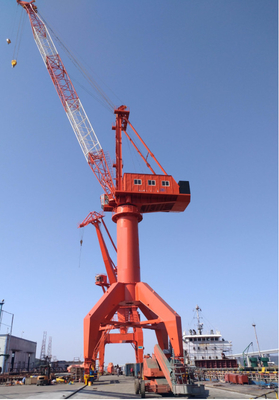 porto compatto Crane For Loading portale della struttura della portata di 8.5m-30m