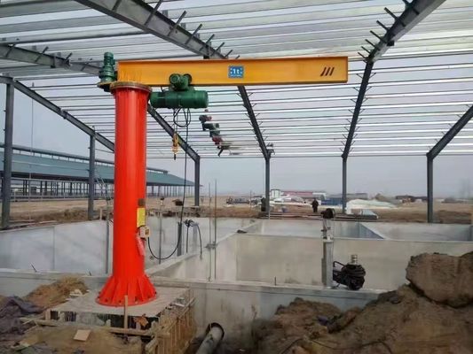 Classe A5 Crematore Jib per capacità di sollevamento da 500 a 1000 kg e velocità di sollevamento da 0,8 a 8 m/min in ambienti di lavoro impegnativi