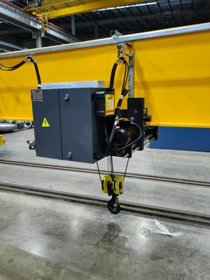 12 mesi di garanzia per il sollevamento elettrico a corda 2-20 m/min Controllo di conversione di velocità di marcia e frequenza